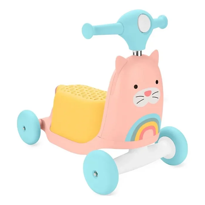 Skip Hop – Bicicleta de empuje 3en1 ZOO gato 3xAAA