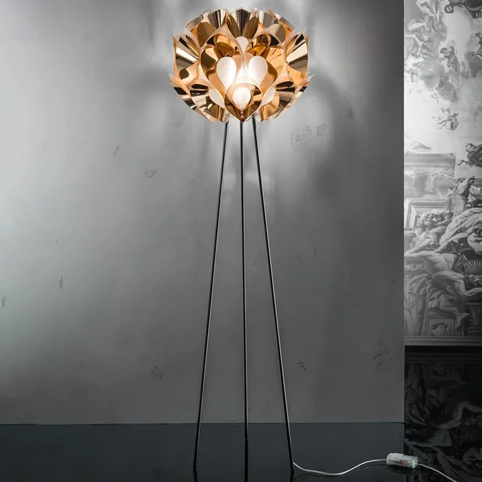 Slamp Flora – Lámpara de pie de diseño, cobre