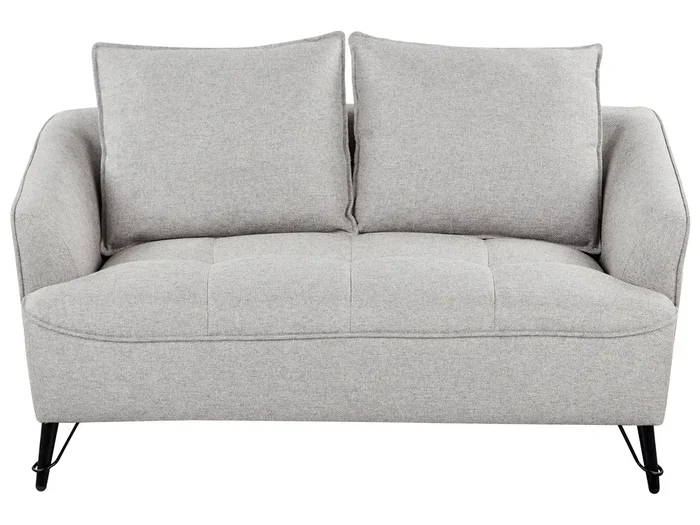 Sofa 2 Seater HOBRO Fabric Grey