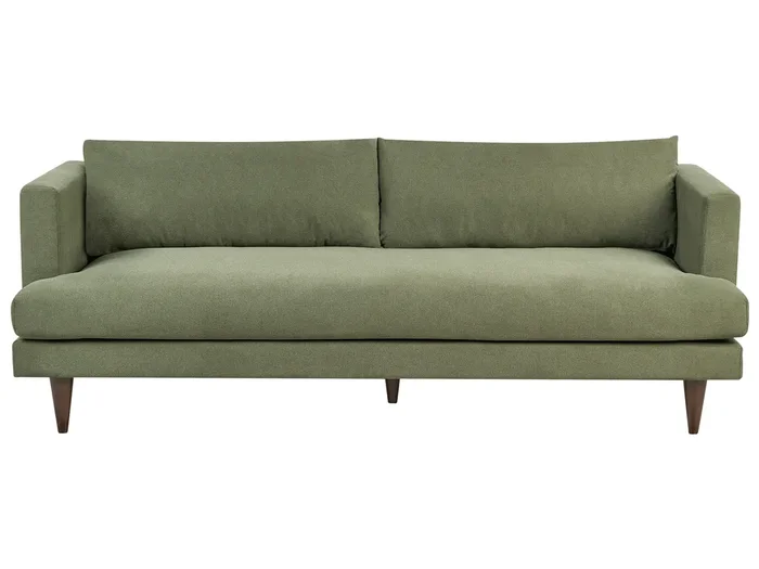 Sofa 3 Seater JARPEN Fabric Green