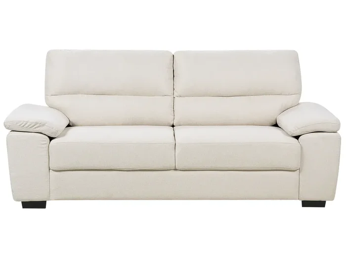 Sofa 3 Seater VOGAR Fabric Light Beige