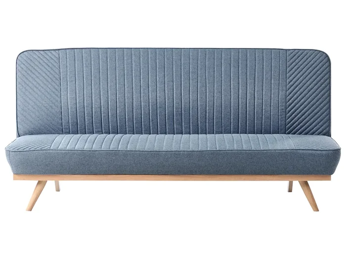 Sofá cama 2 plazas KALFAFEL Tela Azul