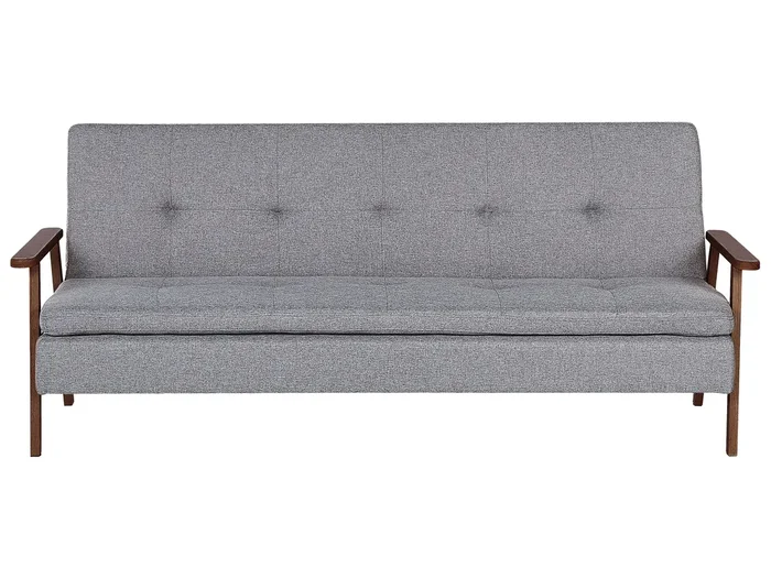 Sofá cama 3 plazas TJORN Tela Gris claro
