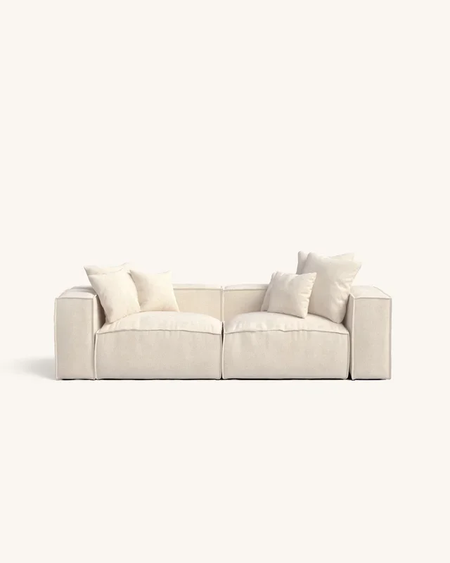 Sofá Enfia Verde oliva 264 x 103 cm – Hannun