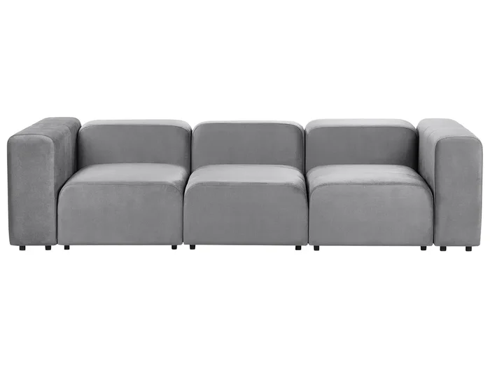 Sofá modular 3 plazas FALSTERBO Terciopelo Gris