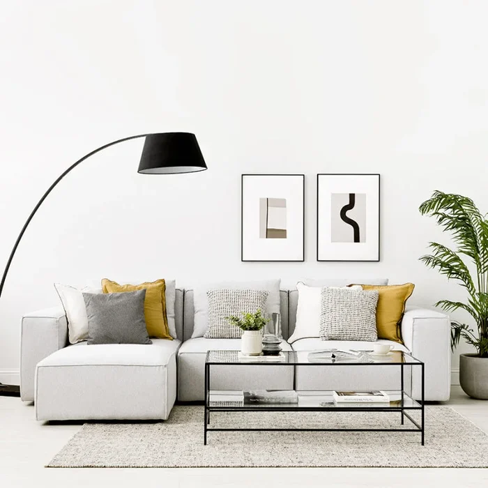 Sofá + puf personalizable Tempo Personalizable – Kenay Home