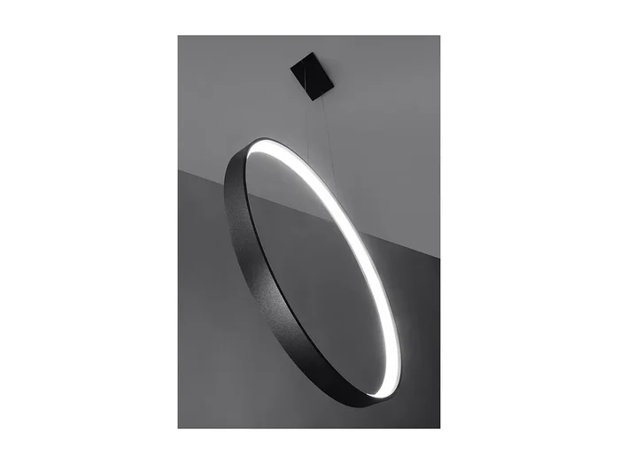 Sollux Lighting Rio Lámpara colgante de techo LED integrada, dorada, 4000 K, 5520 lm