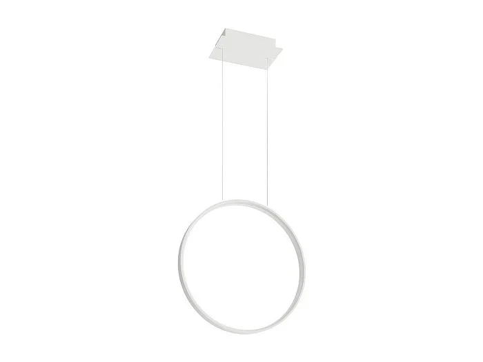 Sollux Lighting Rio Lámpara de techo colgante circular LED integrada, blanca, 4000K, 3870lm