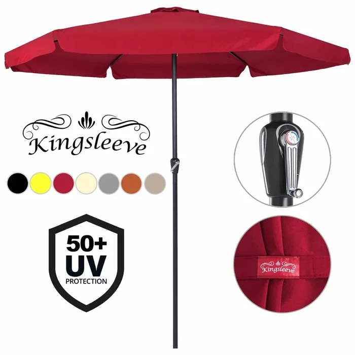 Sombrilla Ø330cm con protección UV 50 Amarillo