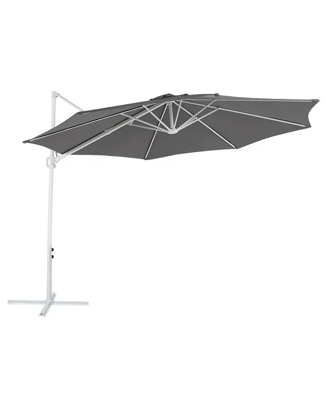 Sombrilla sin volantes 295 cm SAVONA II Gris oscuro