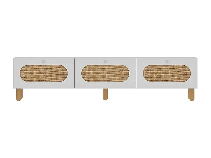 Soporte de TV – 180 cm x 42,6 cm x 31,4 cm – Blanco – MDF