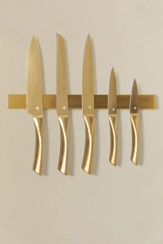 Soporte Magnético para Cuchillos Ares Dorado – SKLUM