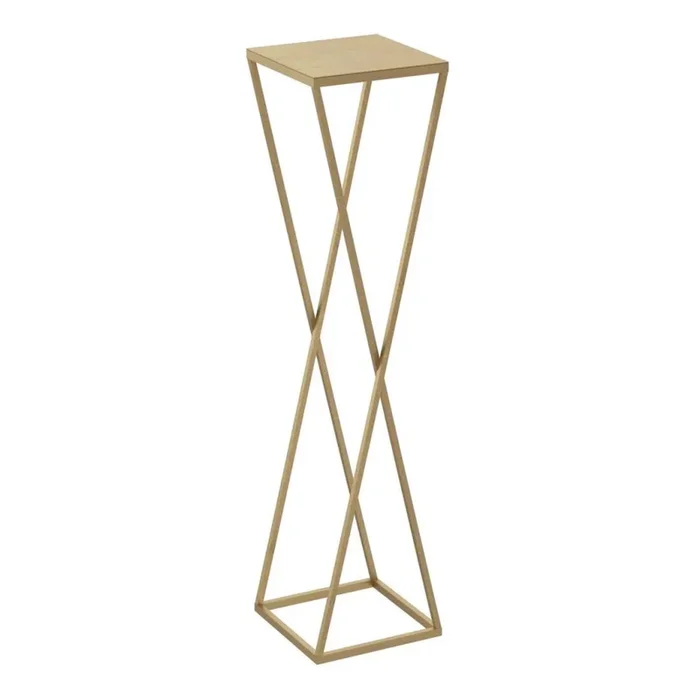 Soporte para flores 100×24 cm dorado