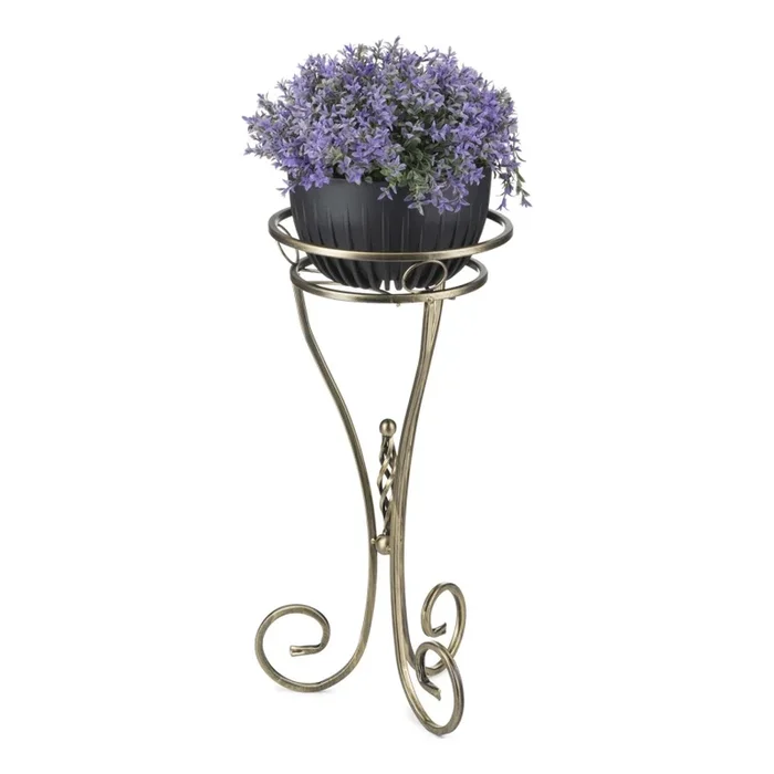 Soporte para flores 60×28 cm dorado