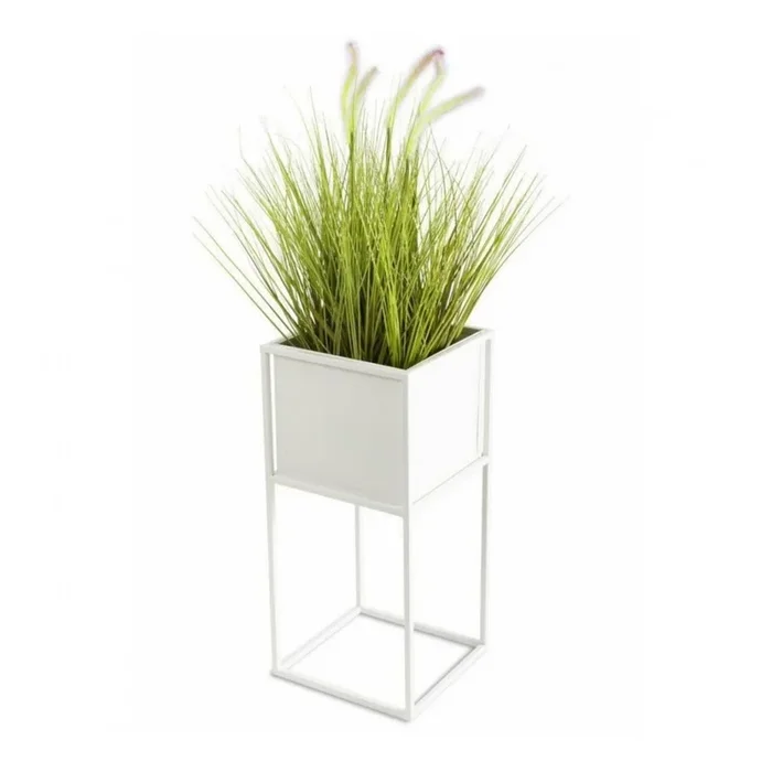Soporte para plantas 50×24 cm blanco