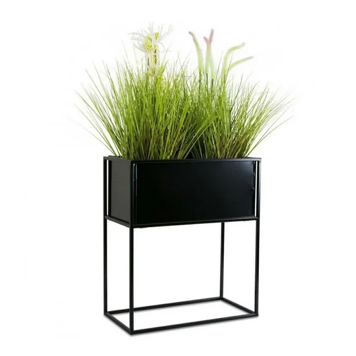 Soporte para plantas 50×44 cm negro