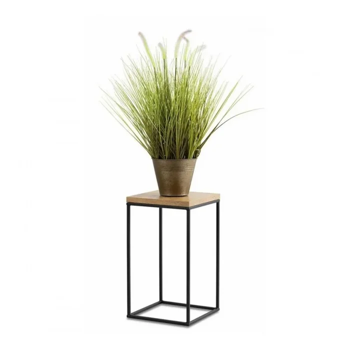 Soporte para plantas BASICLOFT 40×24 negro/marrón