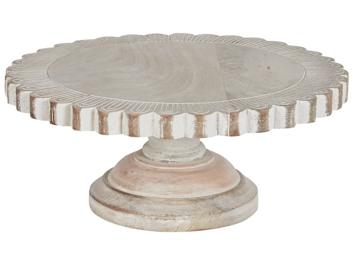 Soporte para tartas MEMFIS Madera de mango Marrón claro