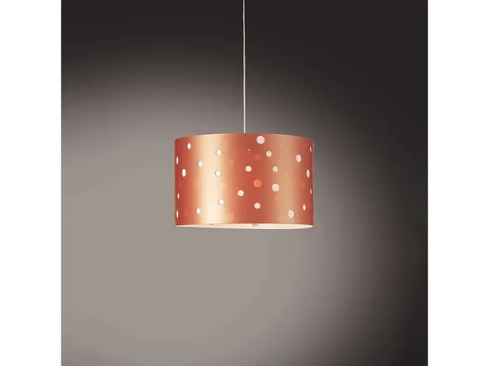 Sospensione Moderna Pois Polilux ® Rame 1 Luce E27 D40Cm