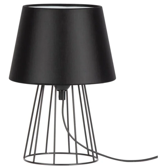 Spot-Light – Lámpara de mesa MANGOO 1xE27/40W/230V negra
