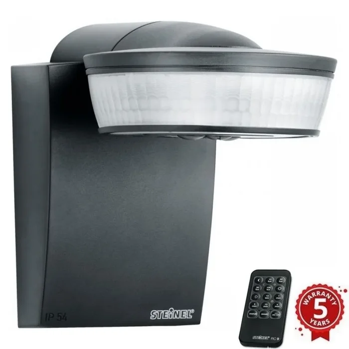 Steinel 059552 – Sensor de movimiento SensIQ IP54 antracita + mando a distancia
