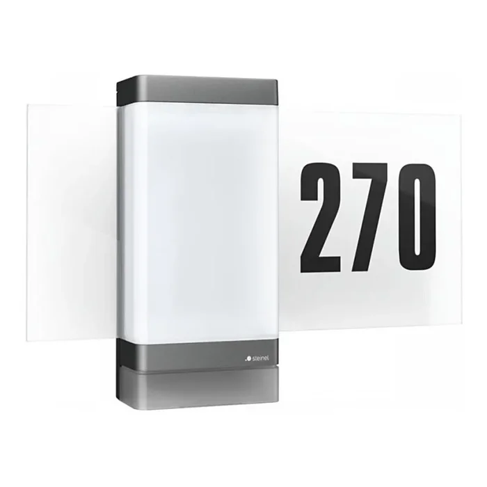 Steinel 067205 – Número de casa LED con sensor L270SC LED/7,8W/230V IP44