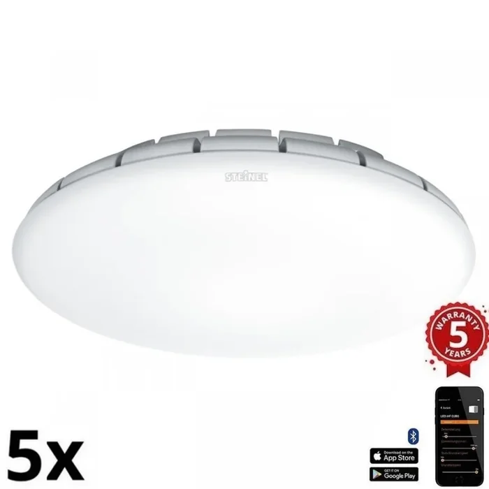 Steinel 079727 – JUEGO 5x Lámpara LED con sensor RS PRO S30 SC LED/25,7W/230V 3000K