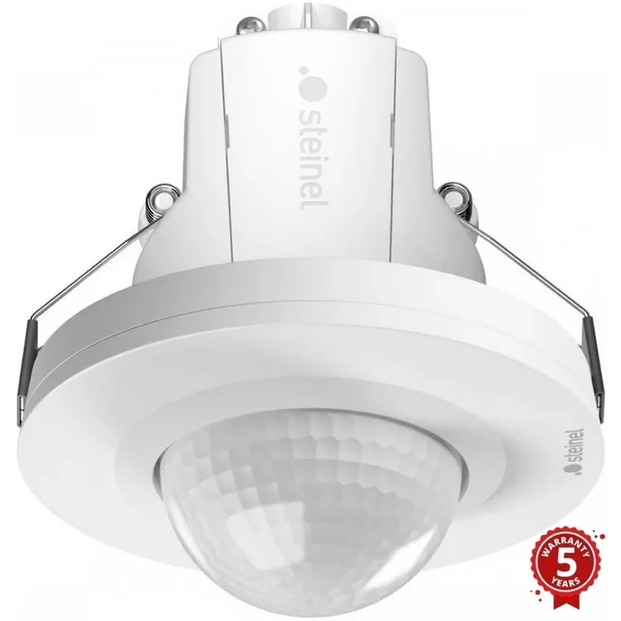 Steinel 087777 – Sensor de movimiento empotrable MD-24 ECO COM1 360° blanco