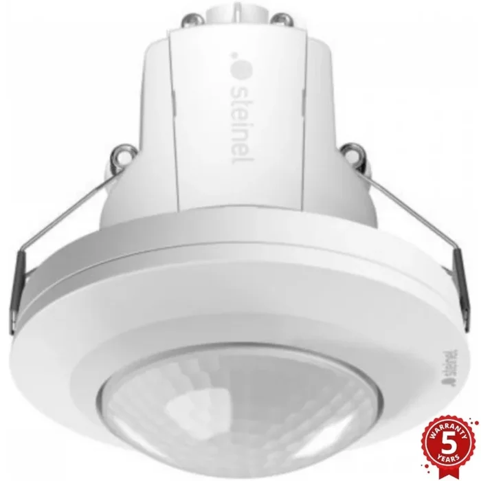 Steinel 087975 – Sensor de movimiento empotrable con un sensor de presencia PD-8 ECO KNX 360° blanco