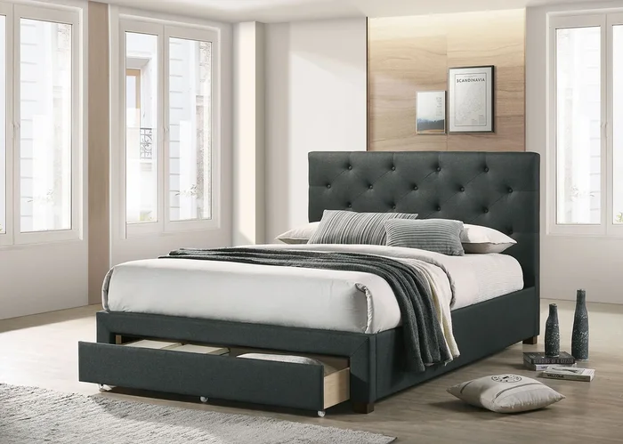 Sybella Dark Gray Full Bed