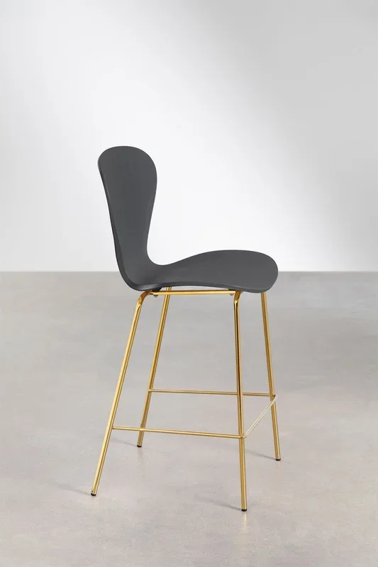 Taburete Alto Uit ↑66 cm Gris Oscuro – SKLUM