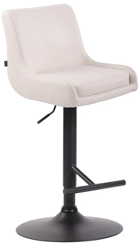 Taburete Club de Cuero Sintético 50x43x90-110 cm
