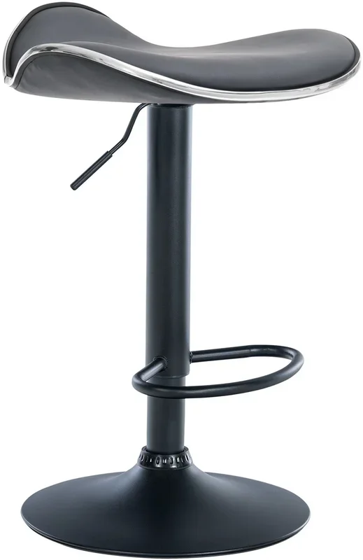 Taburete de bar Shanghai Simil cuero Gris 45X45X71 cm