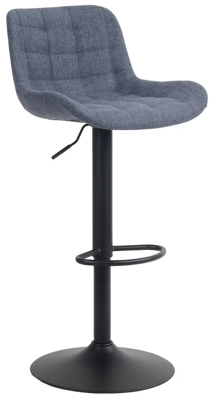 Taburete de bar Tover Tela Azul 54X48X81 cm