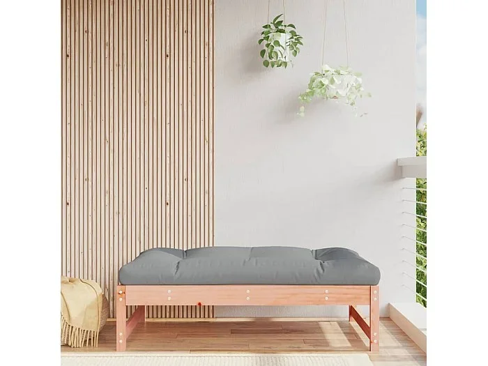 Taburete de jardín madera maciza de abeto Douglas 120×80 cm ES462192