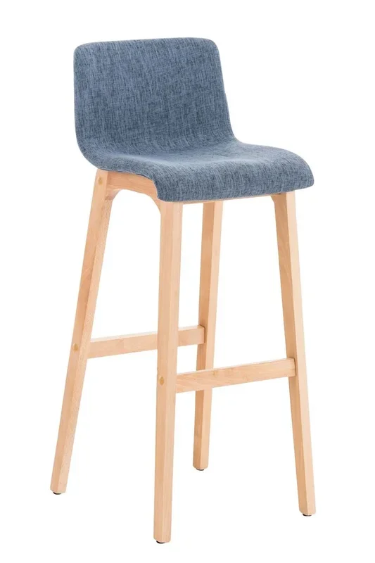 Taburete Hoover con Base de Madera 101x41x46 cm