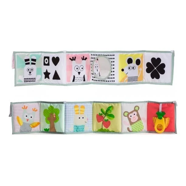 Taf Toys – Libro textil infantil 3en1 animales