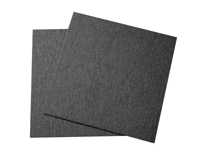 Tapices SucceBuy Losetas de Alfombra Reutilizables 20 Piezas 50,8CMx50,8CM Cuadrados con Relleno Anexo DIY – Gris Oscuro