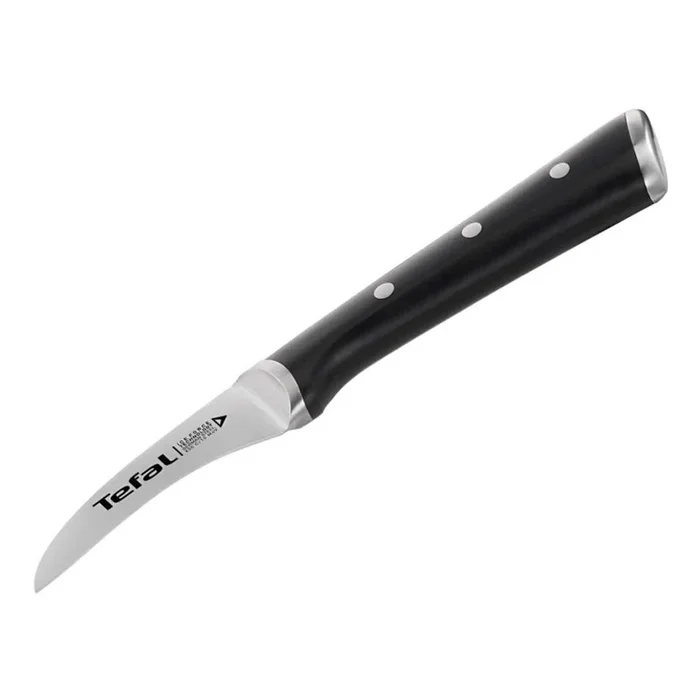 Tefal – Cuchillo de acero inoxidable ICE FORCE 7 cm cromo brillante/negro