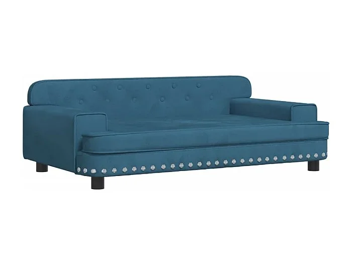 Tenzo Cama para perros de terciopelo azul 90x53x30 cm