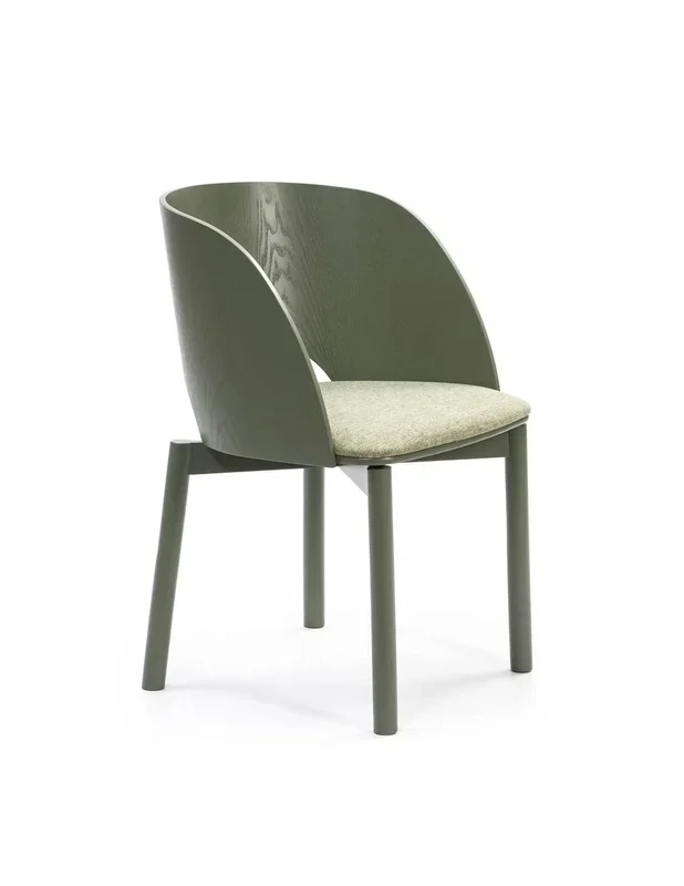 TEULAT SILLA DE DISEÑO DAM, MADERA VERDE