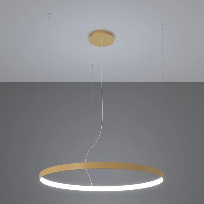 Thoro TH.223 – Plafón LED RIO LED/30W/230V CRI 95 4000K diá. 55 cm dorado