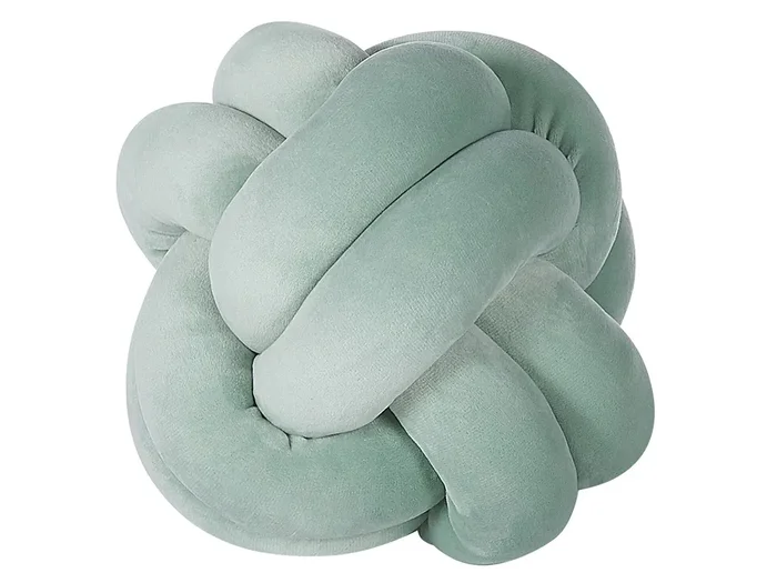 Throw Cushion MALNI Velvet 20 x 20 cm Mint Green Solid