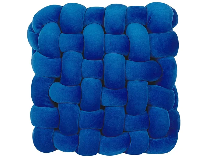 Throw Cushion SIRALI Velvet 30 x 30 cm Blue