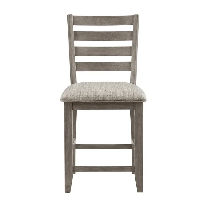 Tigard Gray Counter Height Chair, Set of 2