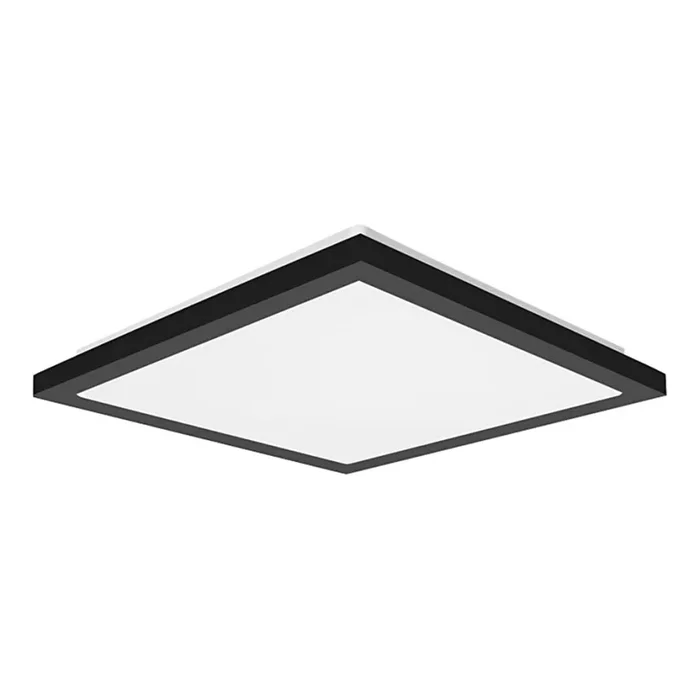 Top Light – Plafón LED de baño ONYX LED/10W/230V IP44 3000/4000/6500K 28×28 cm negro