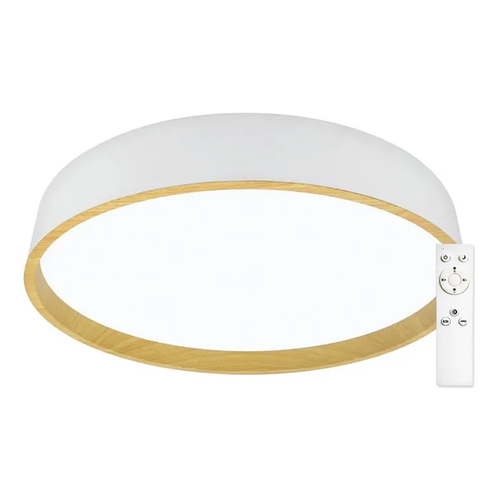 Top Light – Plafón LED regulable LED/51W/230V d. 50 cm 3000-6500K + CR blanco/beige