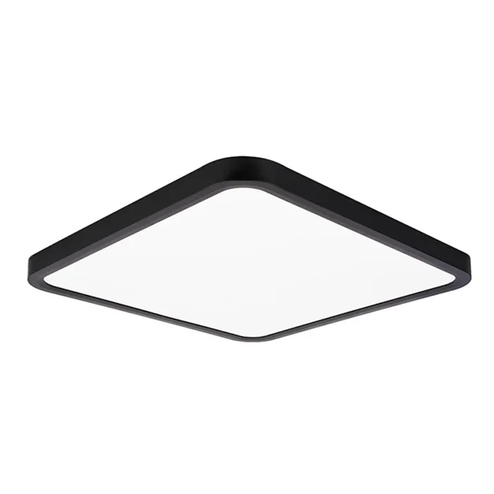 Top Light – Plafón LED regulable REVIT LED/36W/230V 3000-6500K 40×40 cm negro + control remoto