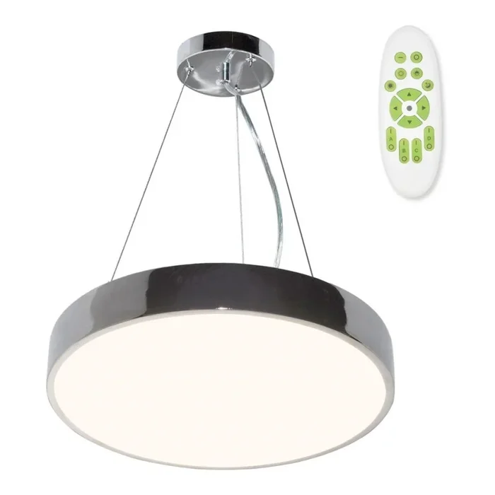 Top Light Metal 40CRZ RC – Lámpara LED regulable en cadena METAL LED/51W/230V cromo brillante + mando a distancia