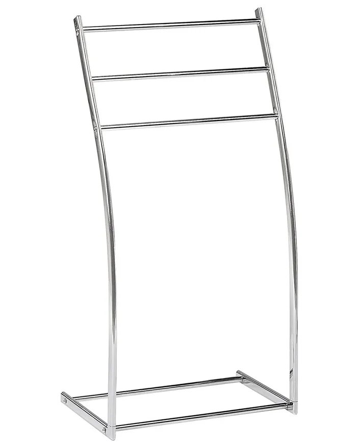 Towel Stand AMBIL Metal Silver
